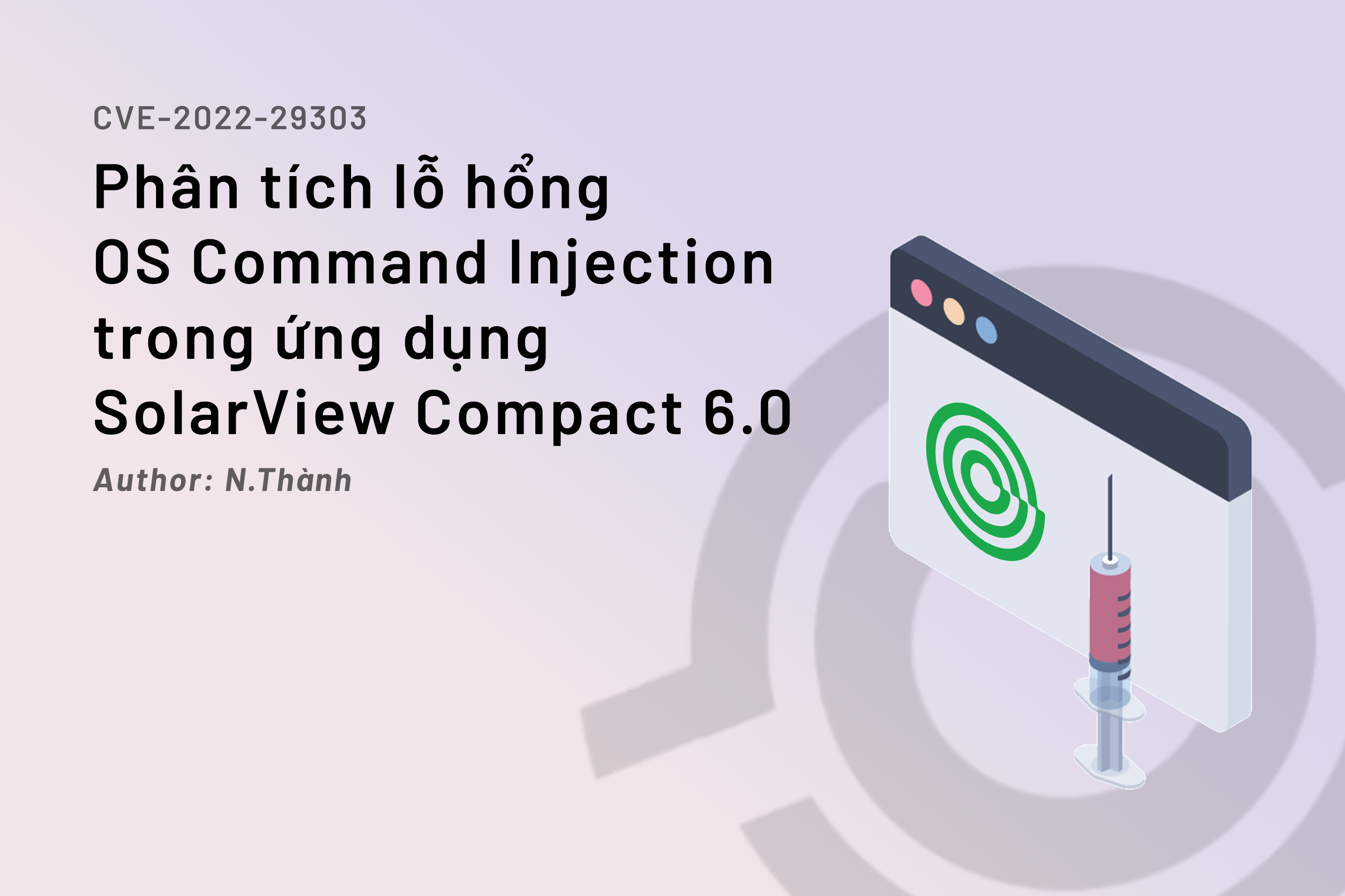 Phân tích lỗ hổng OS Command Injection trong ứng dụng SolarView Compact 6.0